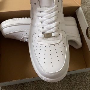 All white Air Force Ones
